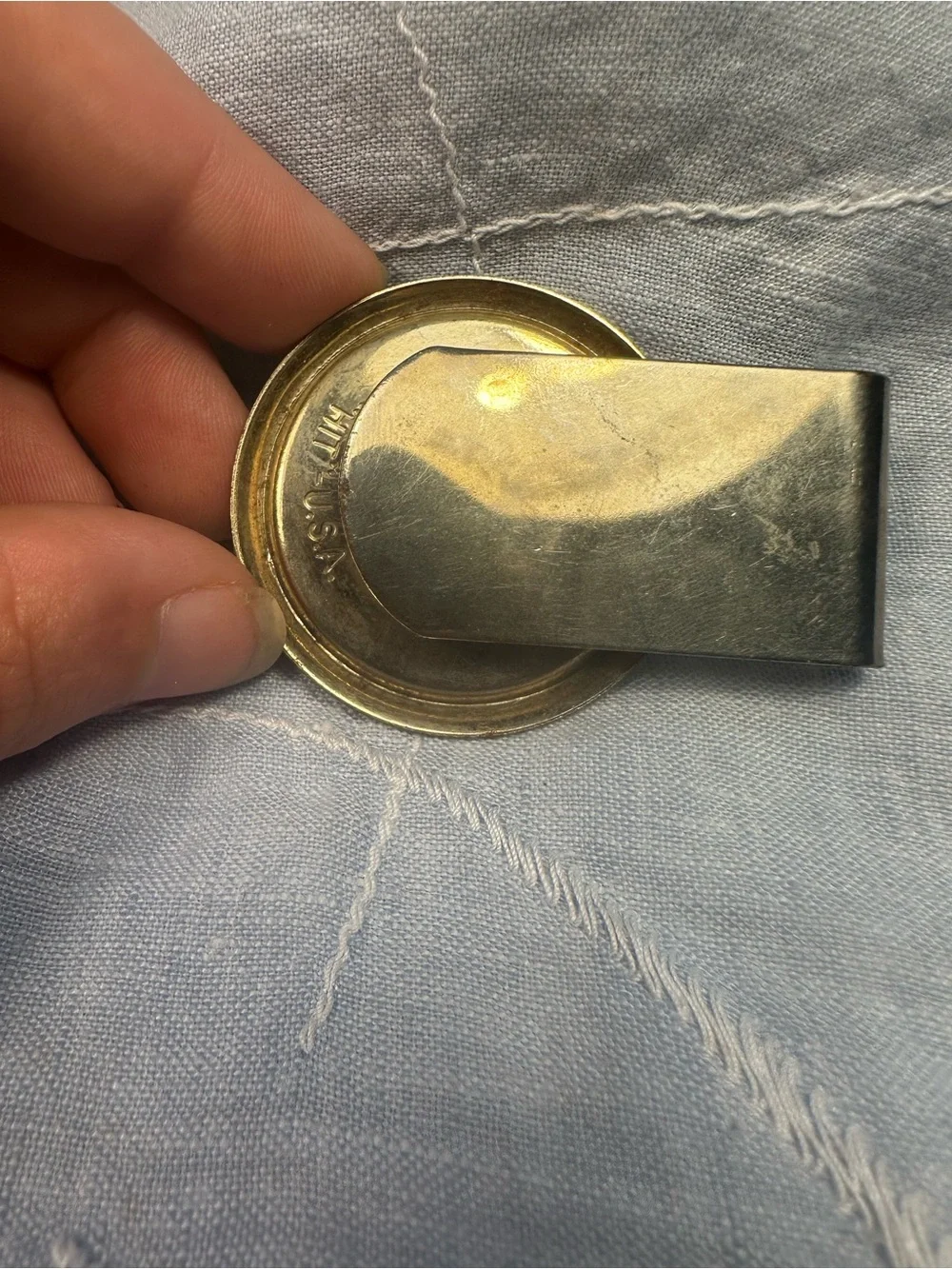 Vintage Exchange Bank of Perry, Oklahoma Money Clip